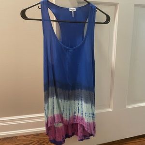Splendid tie-dye racerback tank